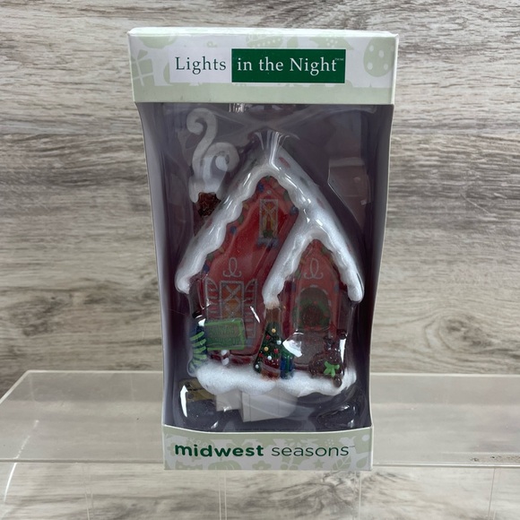 Santa’s Claus Workshop Night Light NEW Christmas Holiday - Picture 1 of 6